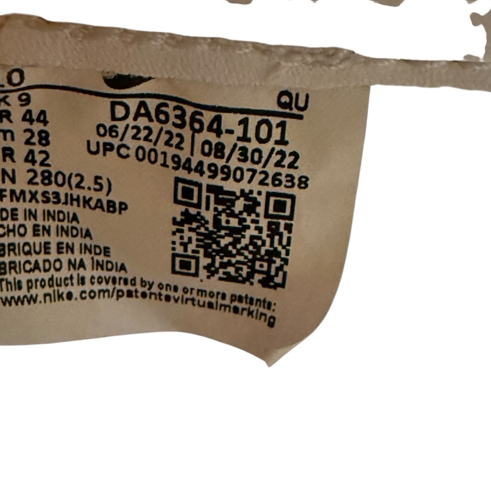 Nike Blazer Low '77 vintage White Black sail Men's Size 10 retro sneaker shoes - Picture 8 of 8